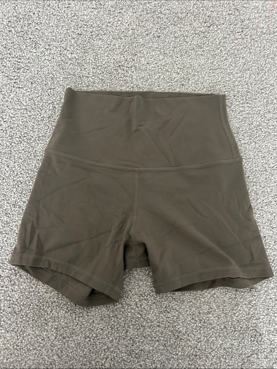 lululemon athletica Pants - lululemon athletica Olive High-Rise Bike Shorts